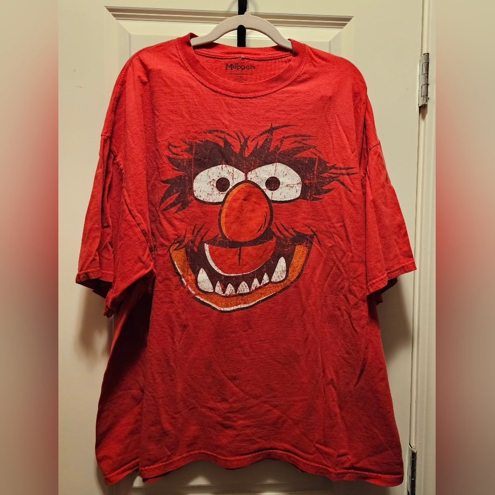 2XL mens Muppets Animal tee